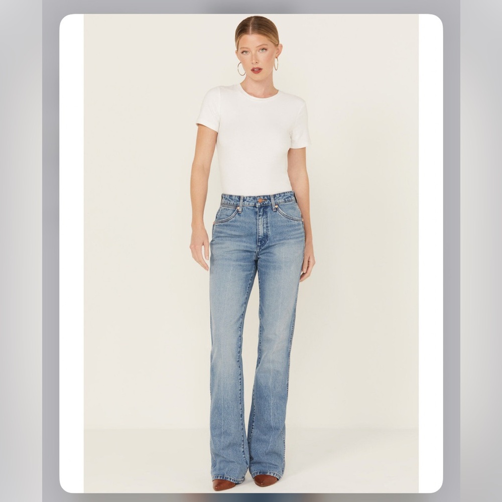 Wrangler westward high rise bootcut jeans